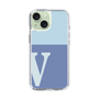 Slim Protection Case［ Original - initial two tone - V blue ］