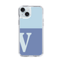 Slim Protection Case［ Original - initial two tone - V blue ］