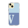 Slim Protection Case［ Original - initial two tone - V blue ］