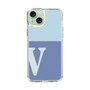 Slim Protection Case［ Original - initial two tone - V blue ］