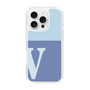 Slim Protection Case［ オリジナル - initial two tone - V blue ］