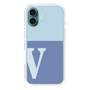 Slim Protection Case［ オリジナル - initial two tone - V blue ］