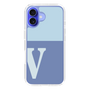 Slim Protection Case［ オリジナル - initial two tone - V blue ］