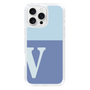 Slim Protection Case［ オリジナル - initial two tone - V blue ］