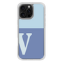 Slim Protection Case［ オリジナル - initial two tone - V blue ］