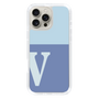 Slim Protection Case［ オリジナル - initial two tone - V blue ］