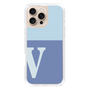 Slim Protection Case［ オリジナル - initial two tone - V blue ］