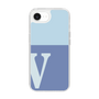 Slim Protection Case［ Original - initial two tone - V blue ］