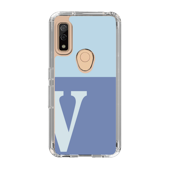 Slim Protection Case［ Original - initial two tone - V blue ］
