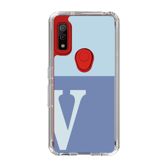 Slim Protection Case［ Original - initial two tone - V blue ］