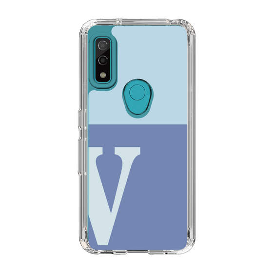 Slim Protection Case［ Original - initial two tone - V blue ］