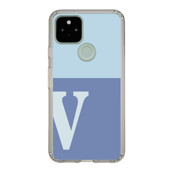 Slim Protection Case［ Original - initial two tone - V blue ］