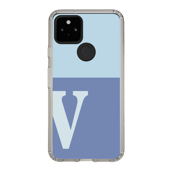 Slim Protection Case［ Original - initial two tone - V blue ］