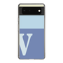 Slim Protection Case［ Original - initial two tone - V blue ］