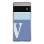 Slim Protection Case［ Original - initial two tone - V blue ］