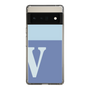 Slim Protection Case［ Original - initial two tone - V blue ］