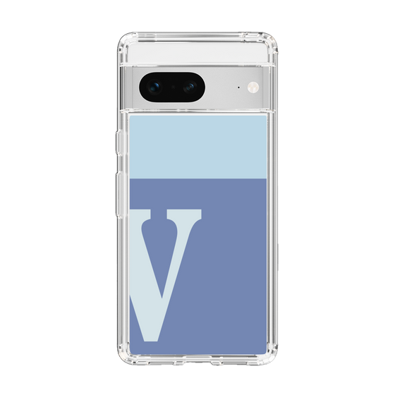 Slim Protection Case［ Original - initial two tone - V blue ］