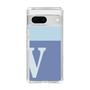 Slim Protection Case［ Original - initial two tone - V blue ］