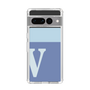 Slim Protection Case［ Original - initial two tone - V blue ］