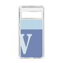 Slim Protection Case［ Original - initial two tone - V blue ］