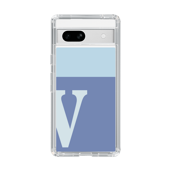 Slim Protection Case［ Original - initial two tone - V blue ］