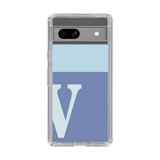 Slim Protection Case［ Original - initial two tone - V blue ］