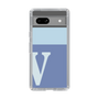 Slim Protection Case［ Original - initial two tone - V blue ］