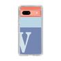 Slim Protection Case［ Original - initial two tone - V blue ］