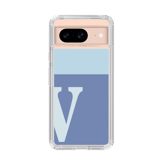 Slim Protection Case［ Original - initial two tone - V blue ］