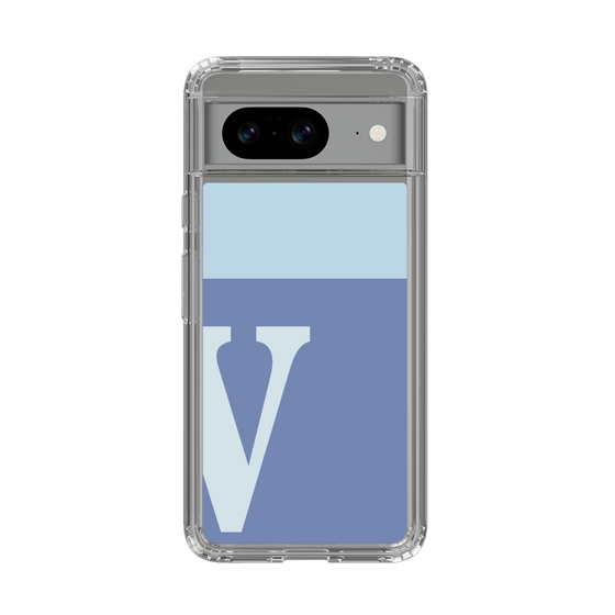 Slim Protection Case［ Original - initial two tone - V blue ］