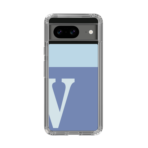 Slim Protection Case［ Original - initial two tone - V blue ］