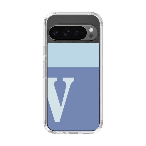 Slim Protection Case［ Original - initial two tone - V blue ］
