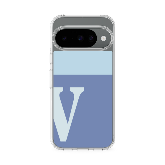 Slim Protection Case［ Original - initial two tone - V blue ］