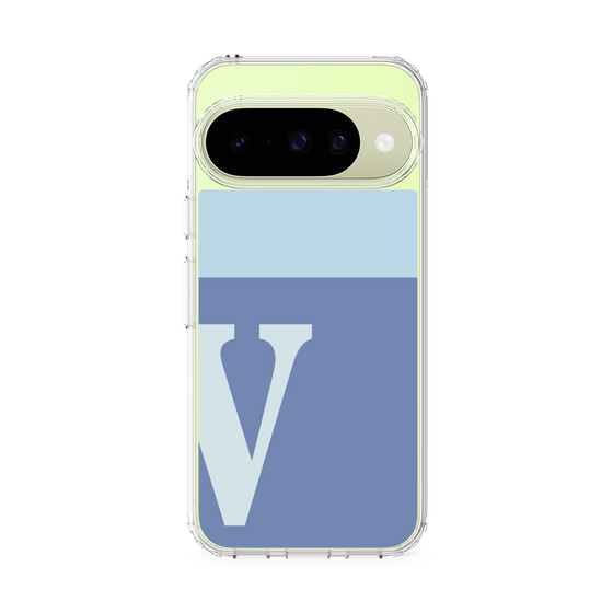 Slim Protection Case［ Original - initial two tone - V blue ］