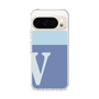 Slim Protection Case［ Original - initial two tone - V blue ］