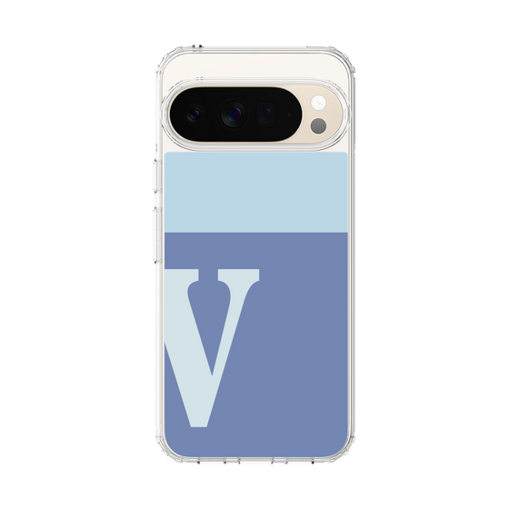 Slim Protection Case［ Original - initial two tone - V blue ］