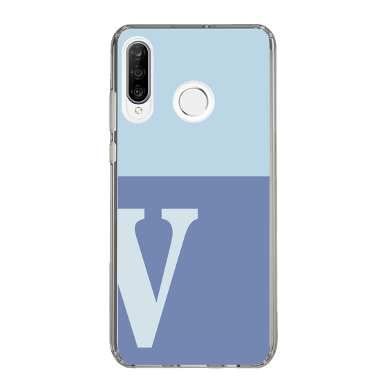 Slim Protection Case［ Original - initial two tone - V blue ］