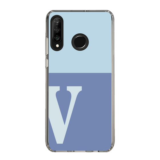 Slim Protection Case［ Original - initial two tone - V blue ］