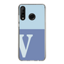 Slim Protection Case［ Original - initial two tone - V blue ］
