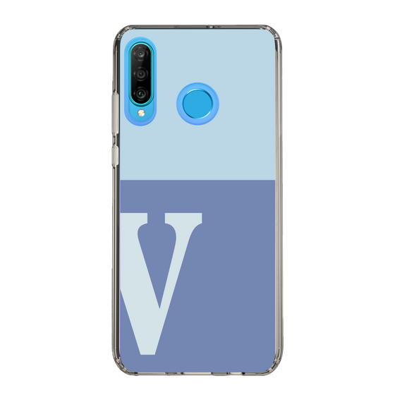 Slim Protection Case［ Original - initial two tone - V blue ］