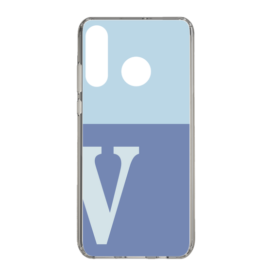 Slim Protection Case［ Original - initial two tone - V blue ］
