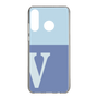 Slim Protection Case［ Original - initial two tone - V blue ］