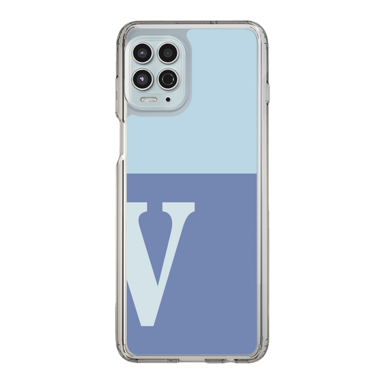 Slim Protection Case［ Original - initial two tone - V blue ］