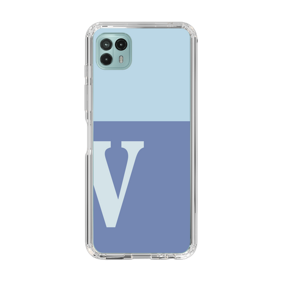 Slim Protection Case［ Original - initial two tone - V blue ］