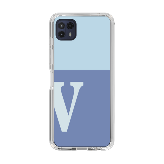 Slim Protection Case［ Original - initial two tone - V blue ］