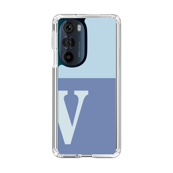 Slim Protection Case［ Original - initial two tone - V blue ］