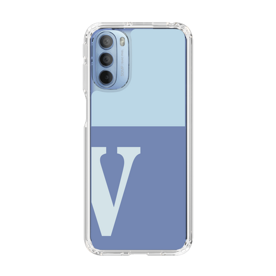 Slim Protection Case［ Original - initial two tone - V blue ］
