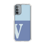 Slim Protection Case［ Original - initial two tone - V blue ］