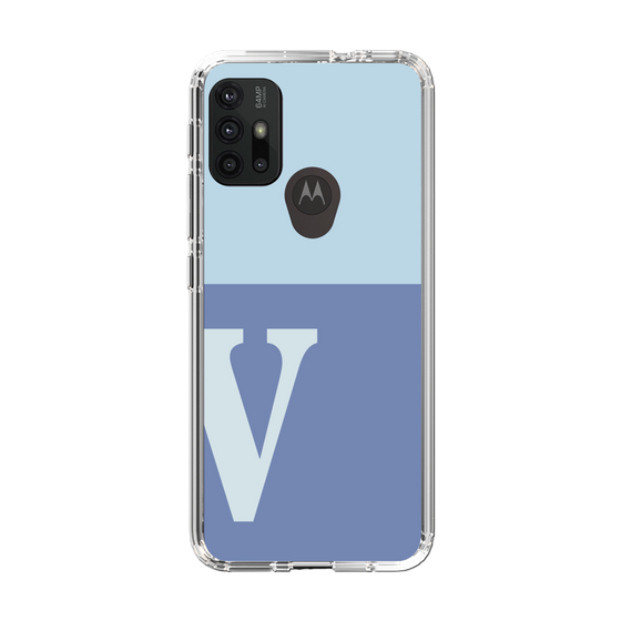 Slim Protection Case［ Original - initial two tone - V blue ］