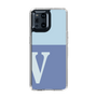 Slim Protection Case［ Original - initial two tone - V blue ］